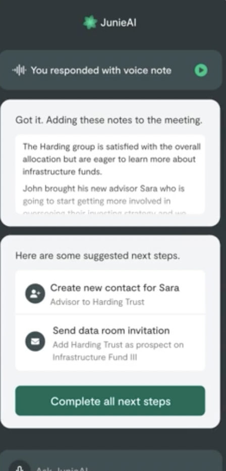 Juniper Square AI tools